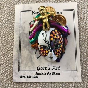 1997 New Orleans Gore’s Art Brooch